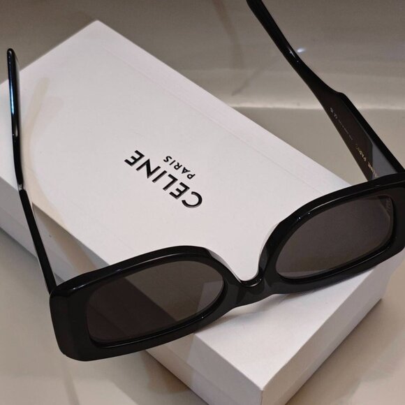 Celine Black Logo Sunglasses | Tried On Only | Like New